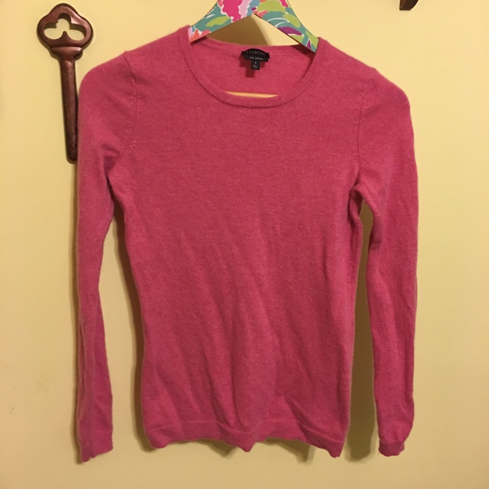 Talbots Pink Cashmere Sweater